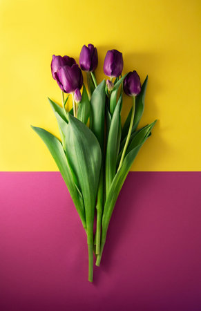 Spring flowers bouquetの写真素材