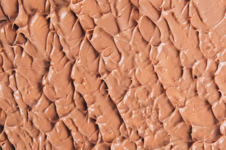 The texture of the foundation is beige under the make-upの写真素材