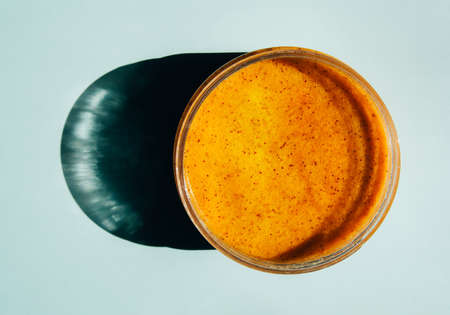 Container of natural body skin care product