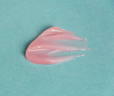 Liquid cosmetic product texture, gel or cream smearの写真素材