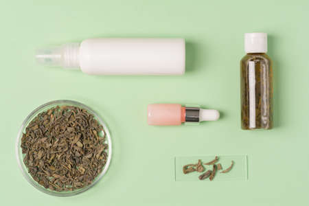 Cosmetic product from fermented ingredients, natural beauty treatmentの写真素材