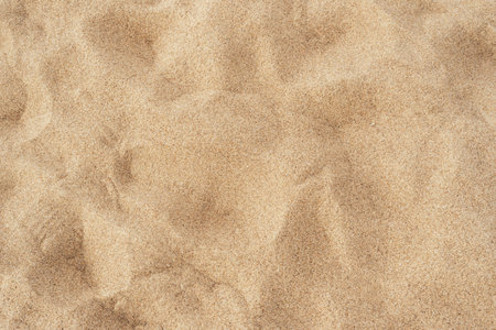 Sand on the beach as background. sand texture. copy spaceの写真素材
