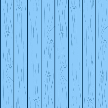 Wooden seamless pattern. Seamless pattern in the form of wooden planks. Blue wooden planks. Vector illustrationのイラスト素材