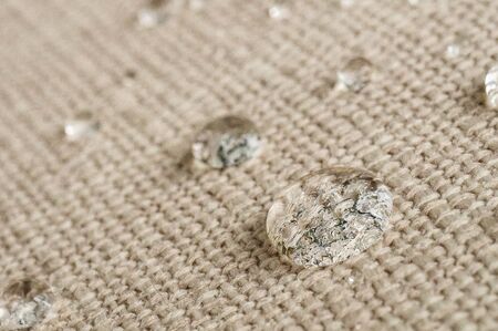 Water repellent and waterproof fabrics. How to waterproof fabric with these simple instructions for Experiment by drop water on it.