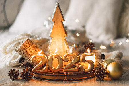 Happy New Years 2025の写真素材