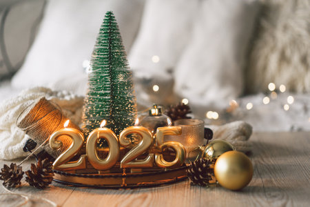 Happy New Years 2025の写真素材