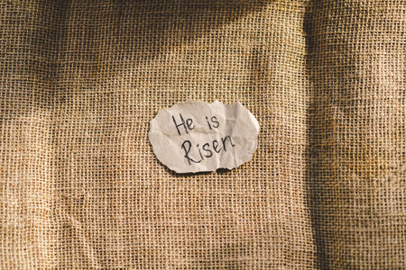 He is Risen. The cross as a sign of resurrection.