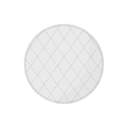 Round cotton pad. Cosmetic tool for face care.のイラスト素材