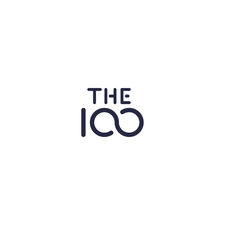 100 logo for company or anniversary. Vector concept one hundred iconのイラスト素材