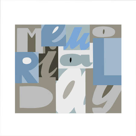 Lettering , which is dedicated to America, Independence Day, and 4 July. The can be used on printed materials, banners, posters, postcards.のイラスト素材