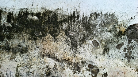 Distressed concrete texture background with abstract grunge surface, weathered stone wall for industrial visualsの写真素材