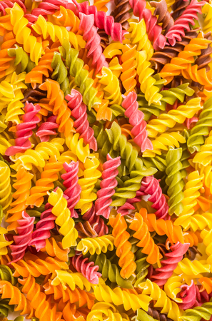 Italian  Pasta raw food, background or texture close up.の写真素材