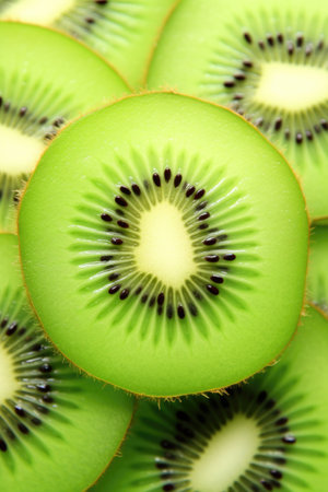 delicious fresh kiwi total backgroundの素材
