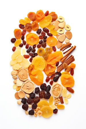 raisins and nuts cornerの素材