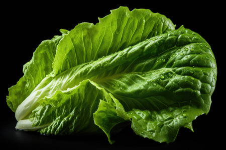 Set green salad leaf isolatedの素材