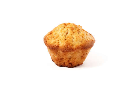 muffin isolated on a white backgroundの写真素材