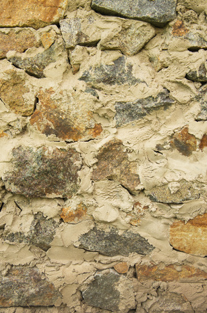 stone wallの写真素材