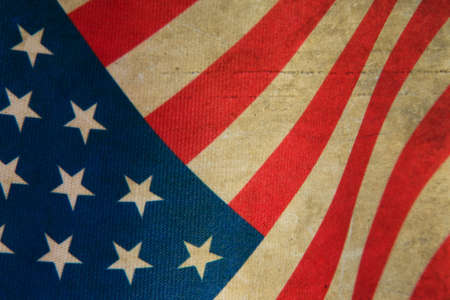 Grunge USA flag backgroundの写真素材
