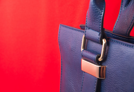 Leather bag. Fashion conceptの写真素材