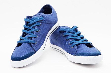 Pair of new sneakersの写真素材