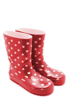 Gumboots. Isolated on white.の写真素材