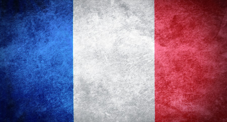 Grunge of France flagの写真素材