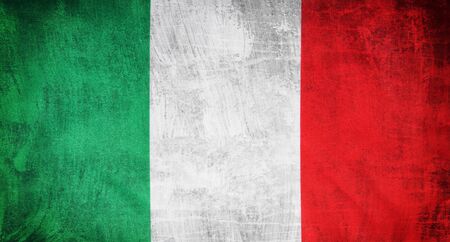 Grunge Flag of Italyの写真素材