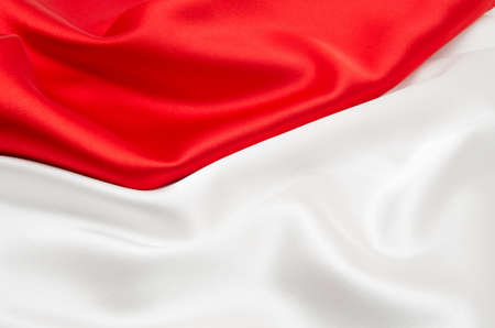 red and white background with a red and white satinの写真素材