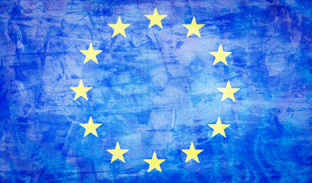 Flag of EU.の写真素材