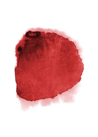 Red abstract background in watercolor styleの写真素材