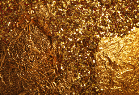 golden texture backgroundの写真素材