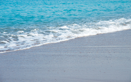 Wave of the sea on the beach