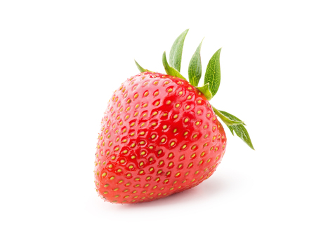 Strawberry isolated on white backgroundの写真素材