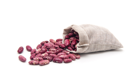 Red beans on the white background.の写真素材