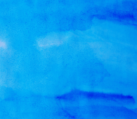 Blue abstract background in watercolor styleの写真素材