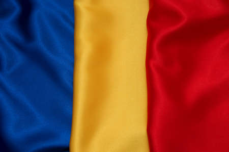 National flag of Romania background