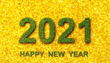 Luxury 2021 Happy New Year elegant design
