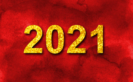 2021 Happy New Year background.の写真素材
