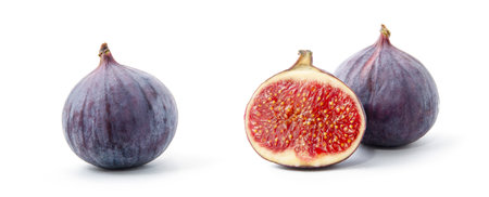Fig isolated on white background.の写真素材