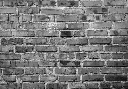 Old grunge brick wall backgroundの写真素材