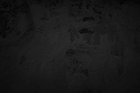old black wall background textureの写真素材