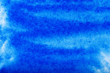 Abstract blue background in watercolor styleの写真素材