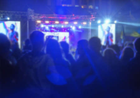 Blurred Youth Music Festival of pop music.