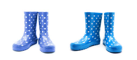 Gumboots. Isolated on white backgroundの写真素材
