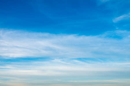 White clouds in blue sky.の写真素材