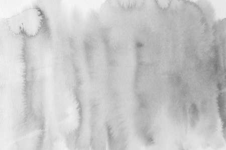 Gray abstract background in watercolorの写真素材