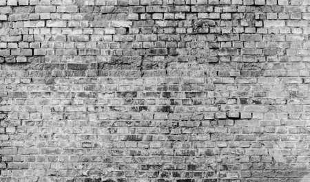 Old brick wall background textureの写真素材