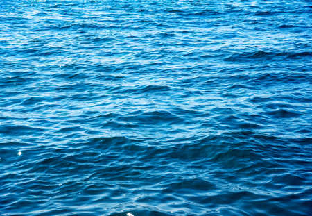 Blue sea water background textureの写真素材