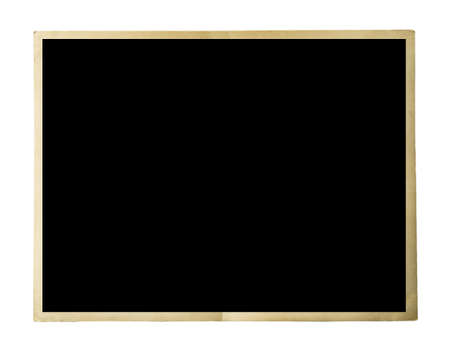 Blank old photo isolated on whiteの写真素材