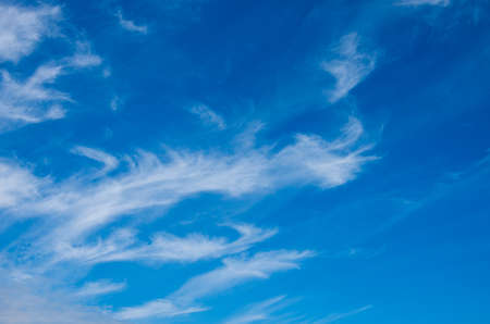 White clouds in blue sky.の写真素材
